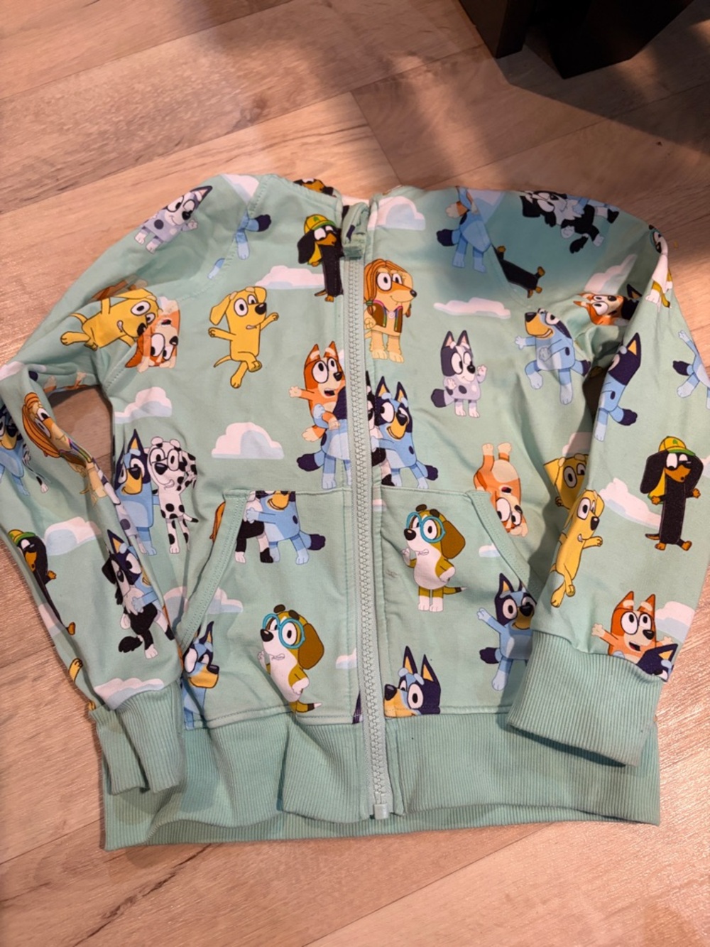 Little sleepies Bluey play hoodie
